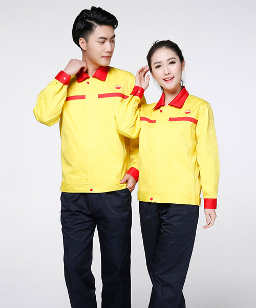 中国石油秋装长袖工作服-防静电工作服款式