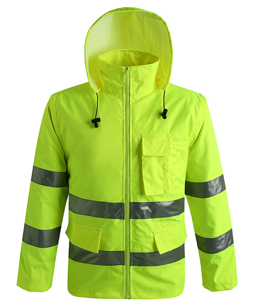 反光棉袄反光棉衣加厚反光雨衣带反光条反光工装服-FG-03001